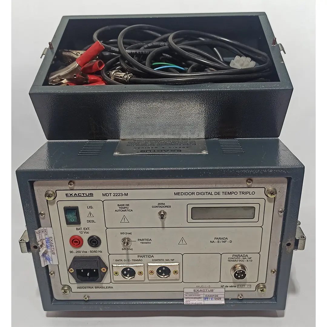 Medidor de tempo triplo